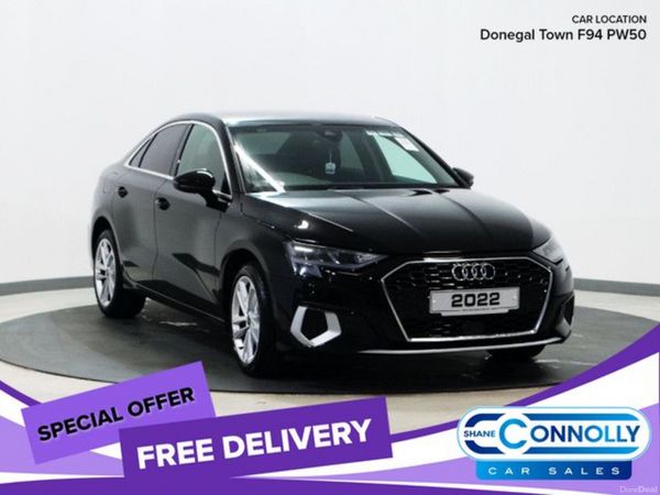 Audi A3 Saloon, Petrol, 2022, Black