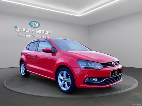 Volkswagen Polo Hatchback, Petrol, 2016, Red