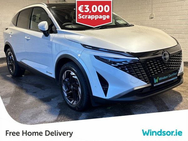 Nissan Qashqai MPV, Petrol Hybrid, 2025, White