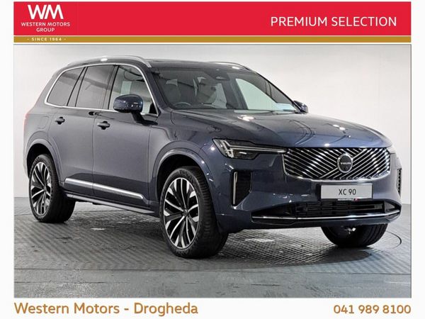 Volvo XC90 SUV, Petrol Hybrid, 2025, Blue