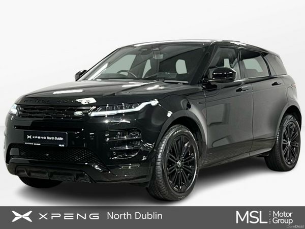 Land Rover Range Rover Evoque SUV, Petrol Hybrid, 2025, Black