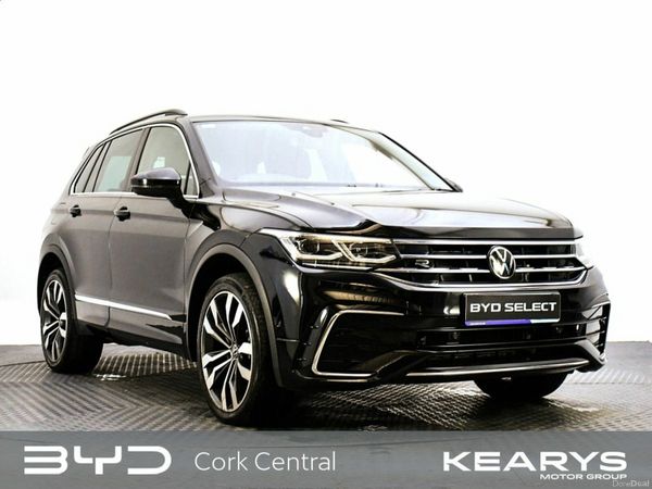 Volkswagen Tiguan SUV, Petrol Plug-in Hybrid, 2024, Black