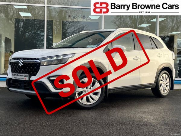 Suzuki SX4 S-Cross Hatchback, Petrol Hybrid, 2023, White