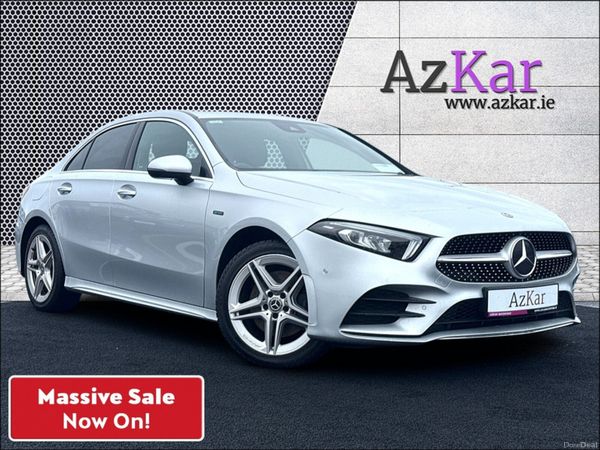 Mercedes-Benz A-Class Saloon, Petrol Plug-in Hybrid, 2020, Silver