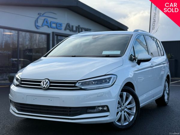 Volkswagen Touran MPV, Diesel, 2018, White
