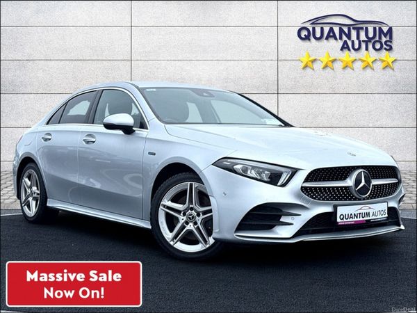 Mercedes-Benz A-Class Saloon, Petrol Plug-in Hybrid, 2020, Silver