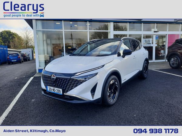 Nissan Qashqai MPV, Petrol Hybrid, 2025, White