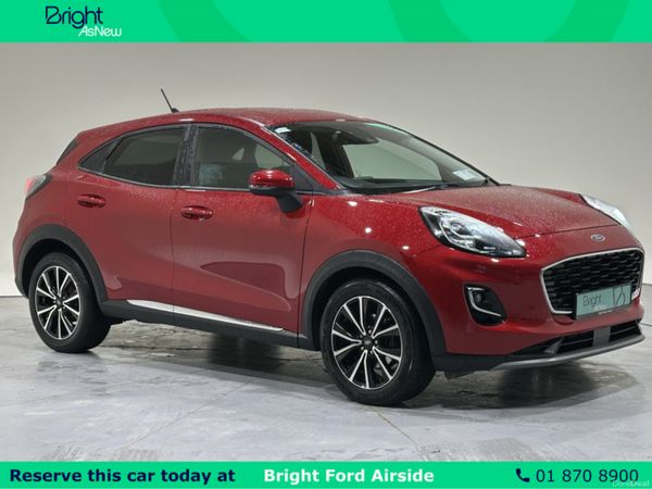 Ford Puma MPV, Petrol Hybrid, 2022, Red