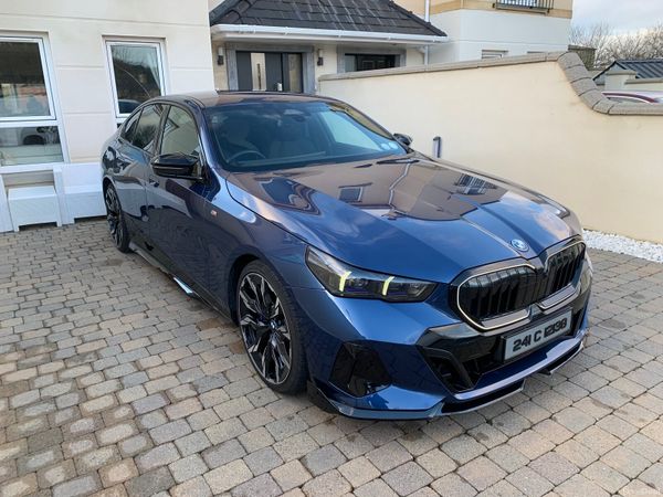 BMW 5-Series Saloon, Petrol Plug-in Hybrid, 2024, Blue