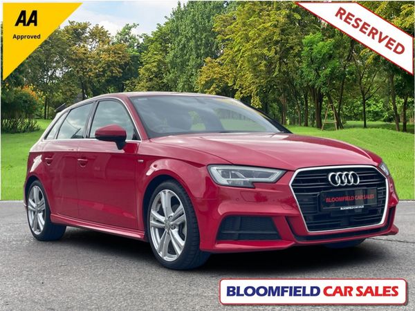 Audi A3 Hatchback, Petrol, 2017, Red