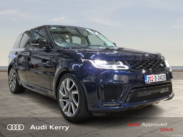 Land Rover Range Rover Sport Estate, Petrol Plug-in Hybrid, 2020, Blue