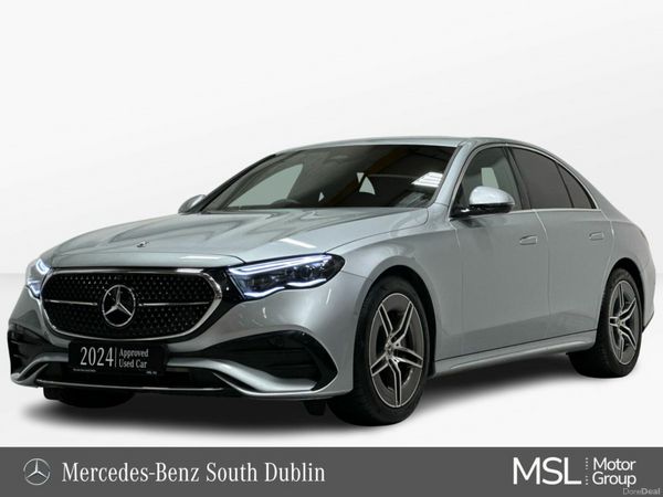 Mercedes-Benz E-Class Saloon, Diesel Hybrid, 2024, Silver