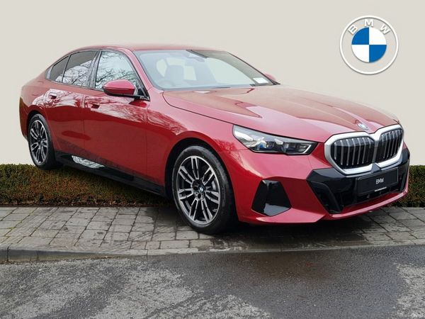 BMW 5-Series Saloon, Petrol Plug-in Hybrid, 2026, Red