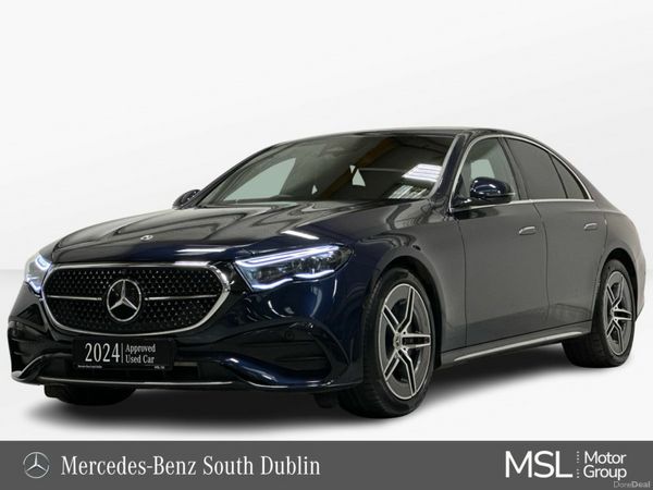 Mercedes-Benz E-Class Saloon, Diesel Hybrid, 2024, Blue