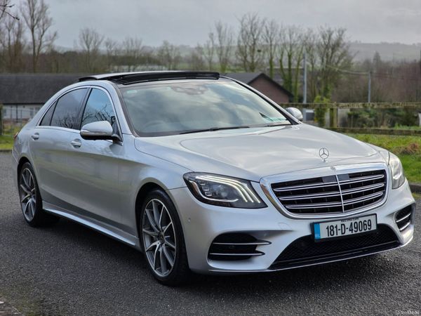 Mercedes-Benz S-Class Saloon, Diesel, 2018, Silver