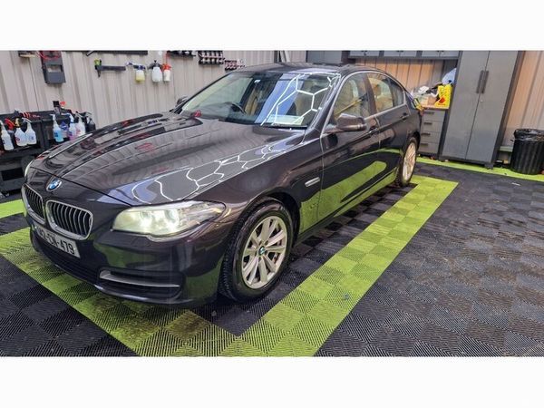 BMW 5-Series Saloon, Diesel, 2014, Brown