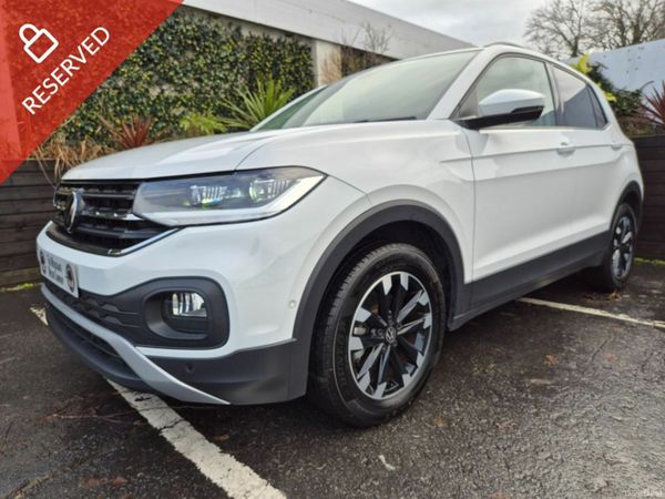 Volkswagen T-Cross Hatchback, Petrol, 2022, White