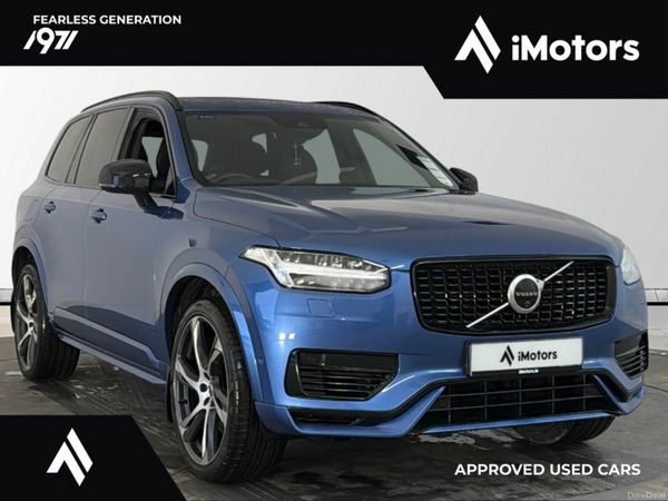 Volvo XC90 SUV, Petrol Plug-in Hybrid, 2019, Blue