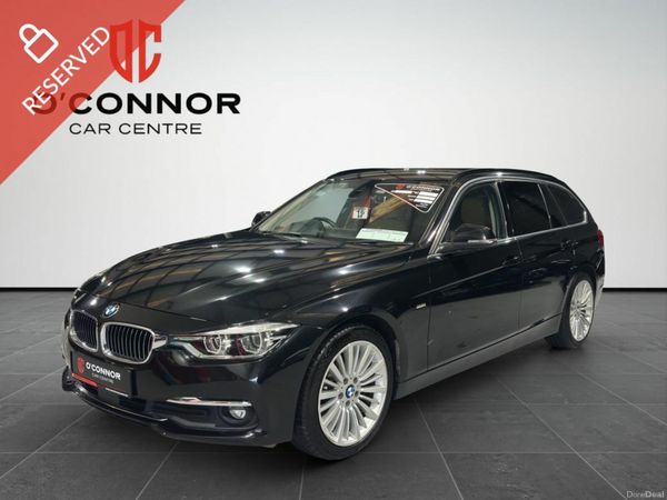 BMW 3-Series Estate, Diesel, 2017, Black