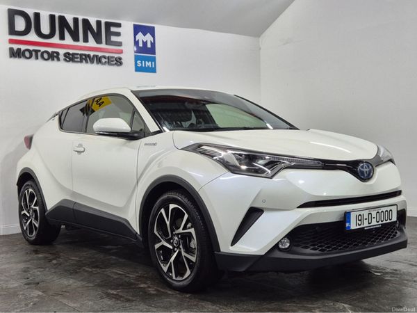 Toyota C-HR SUV, Petrol Hybrid, 2019, White
