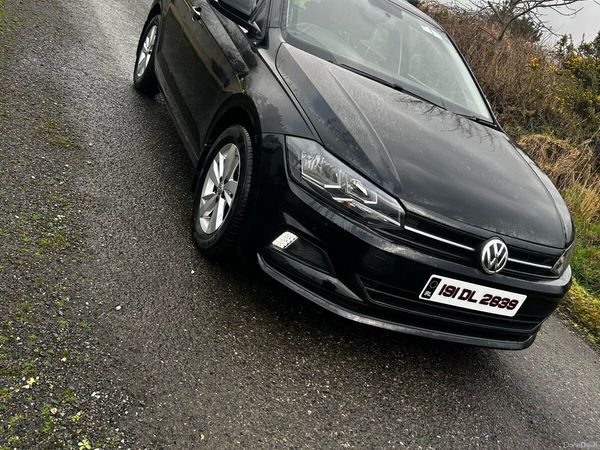 Volkswagen Polo Hatchback, Petrol, 2019, Black
