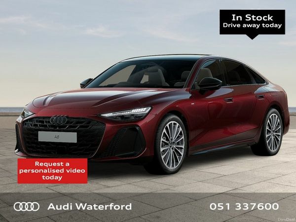 Audi A6 Saloon, Petrol Hybrid, 2026, Red