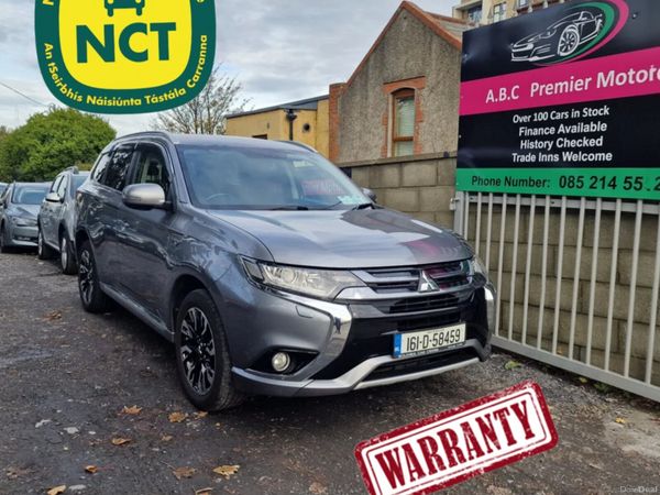 Mitsubishi Outlander SUV, Petrol Plug-in Hybrid, 2016, Grey