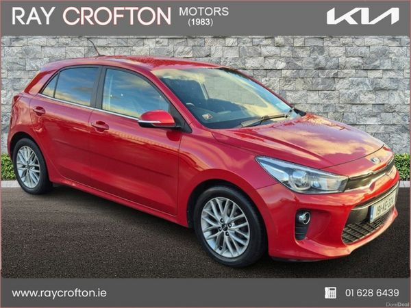 Kia Rio Hatchback, Petrol, 2019, Red