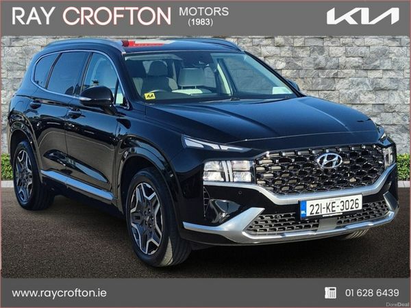 Hyundai Santa Fe SUV, Petrol Plug-in Hybrid, 2022, Black