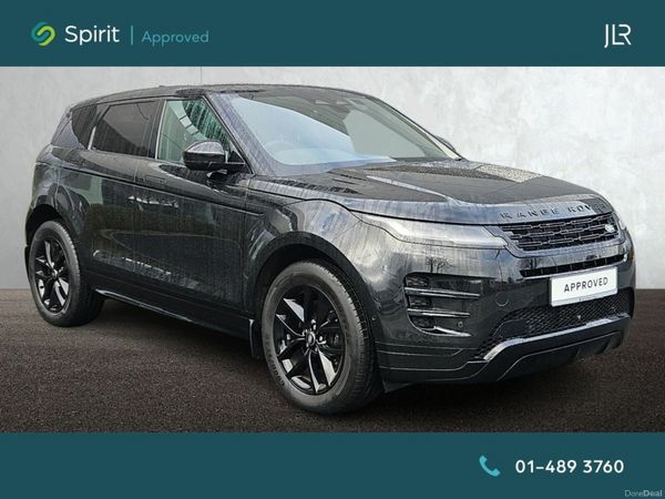 Land Rover Range Rover Evoque SUV, Petrol Hybrid, 2025, Black