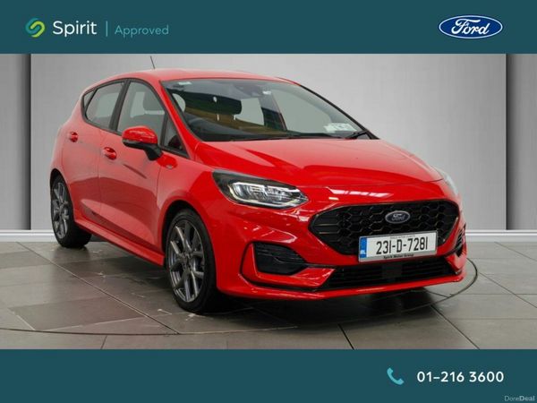 Ford Fiesta Hatchback, Petrol, 2023, Red