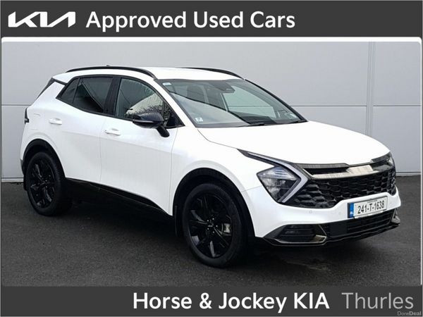 Kia Sportage SUV, Petrol Plug-in Hybrid, 2024, White
