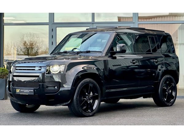 Land Rover Defender Estate, Petrol Hybrid, 2025, Black