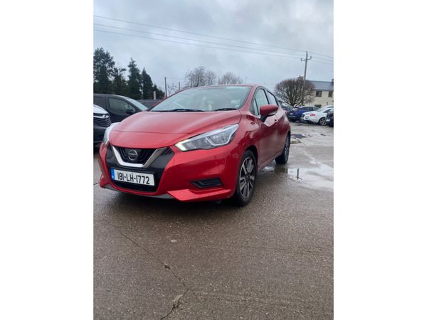 Nissan Micra Hatchback, Petrol, 2018, Red
