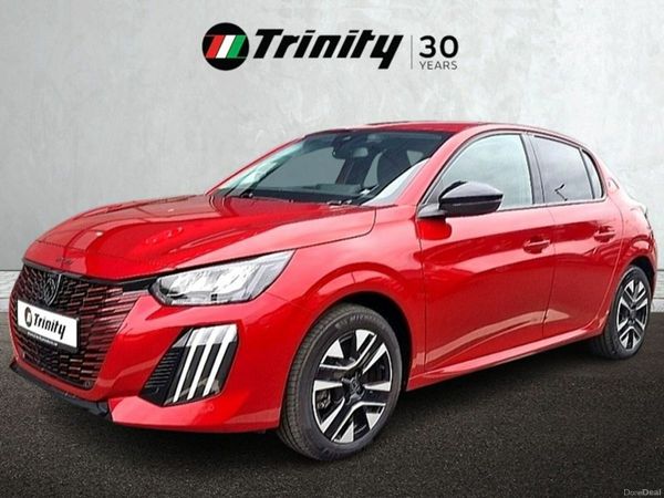 Peugeot 208 Hatchback, Electric, 2024, Red