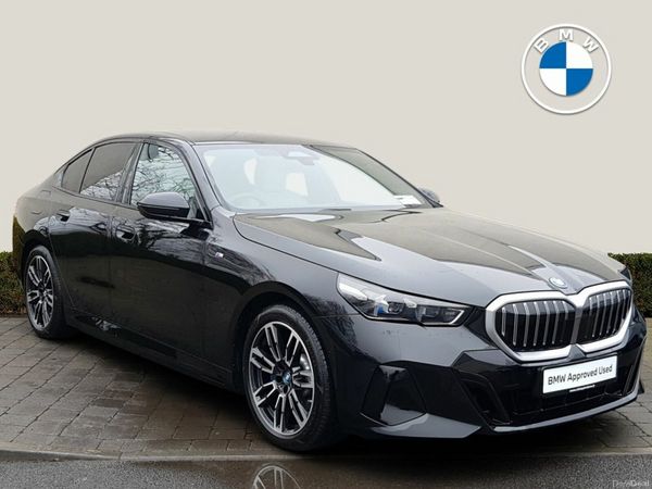 BMW 5-Series Saloon, Petrol Plug-in Hybrid, 2024, Black
