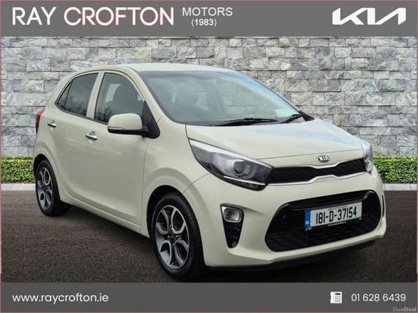 Kia Picanto Hatchback, Petrol, 2018, Yellow