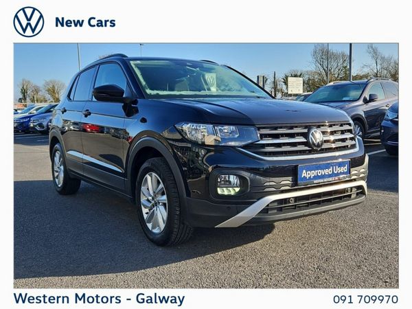 Volkswagen T-Cross Hatchback, Petrol, 2024, Black