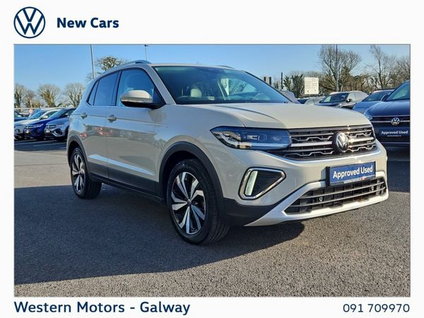 Volkswagen T-Cross Hatchback, Petrol, 2024, Grey