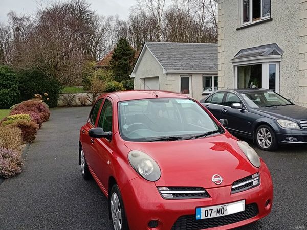 Nissan Micra Hatchback, Petrol, 2007, Red
