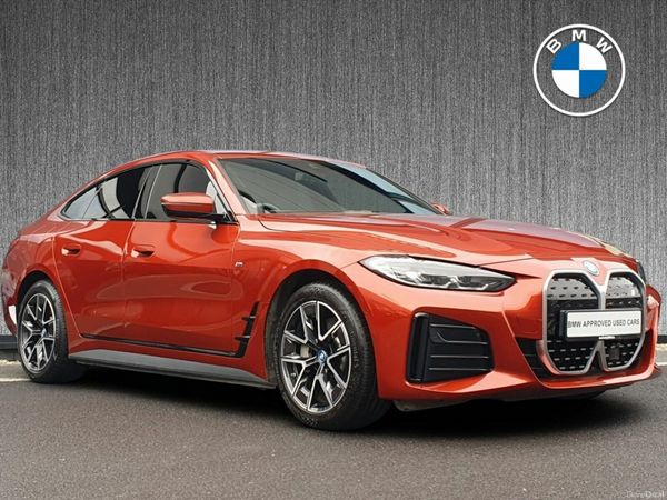 BMW i4 Hatchback, Electric, 2024, Orange