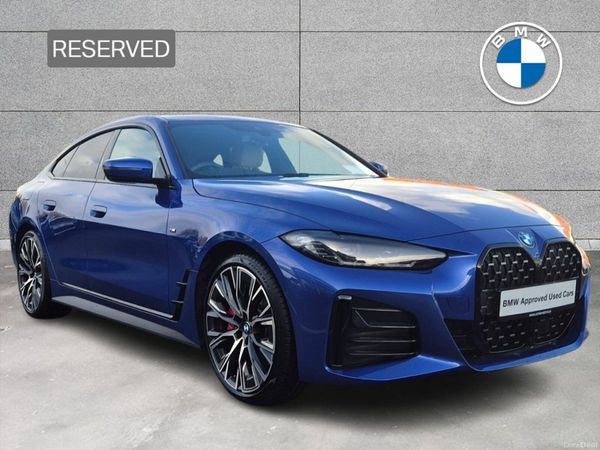 BMW 4-Series Hatchback, Diesel Hybrid, 2023, Blue