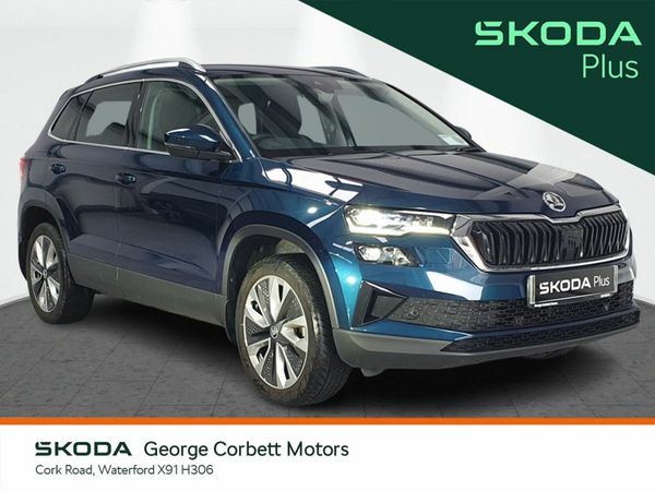 Skoda Karoq Estate, Petrol, 2024, Blue