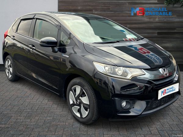 Honda Fit Hatchback, Petrol Hybrid, 2015, Black