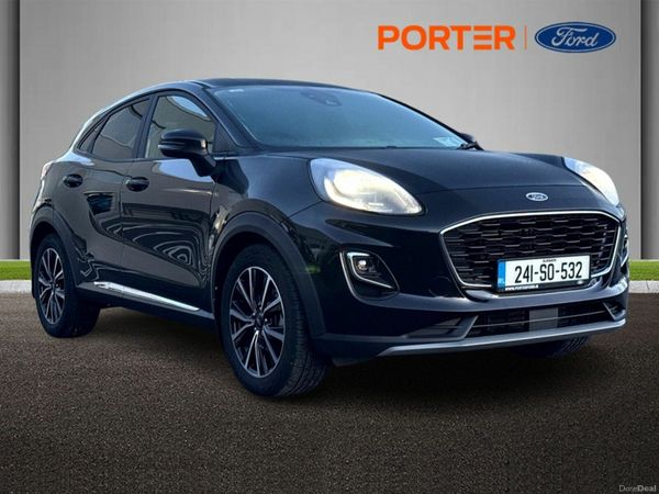 Ford Puma SUV, Petrol Hybrid, 2024, Black