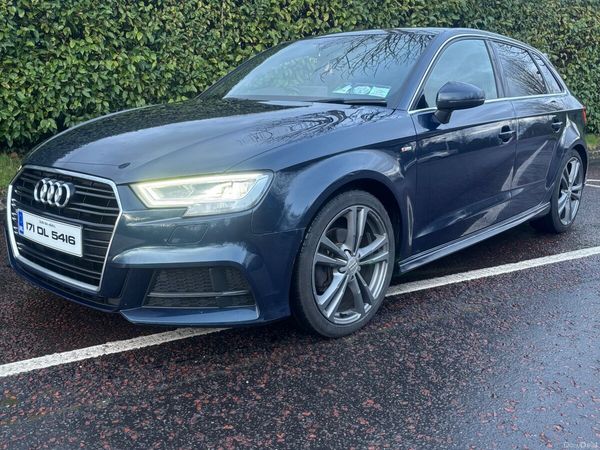 Audi A3 Hatchback, Diesel, 2017, Blue