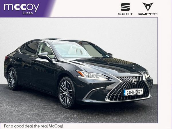 Lexus ES Saloon, Petrol Hybrid, 2024, Black
