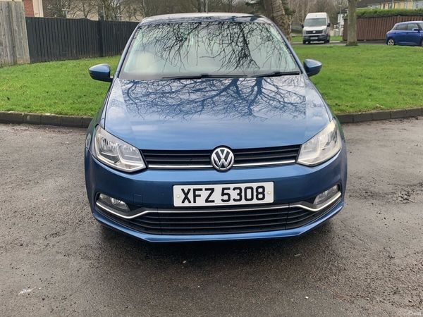 Volkswagen Polo Hatchback, Diesel, 2015, Blue