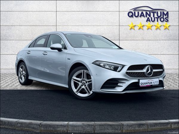 Mercedes-Benz A-Class Saloon, Petrol Plug-in Hybrid, 2020, Silver