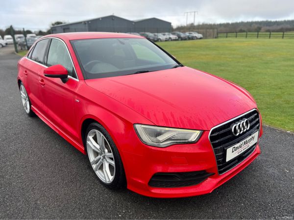 Audi A3 Saloon, Petrol, 2015, Red